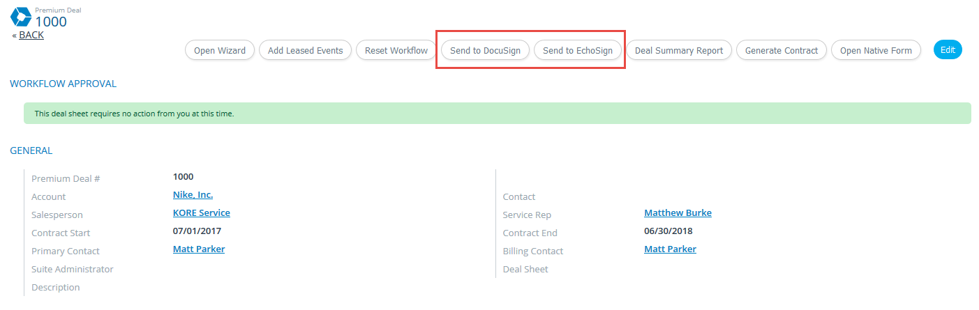 Docusign and Adobe Echosign Integration